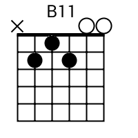 B on sale 11 chord