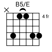 B5 E Chord