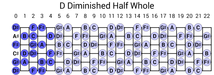 D Diminished Half Whole